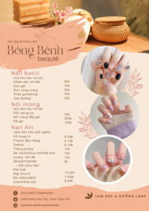 bang gia nails bong benh beaute